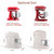 Ottkids Stand Mixer Cover Compatible with KitchenAid 6/7/8 Quart Bowl Lift