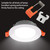 DGHAOP 10pcs Downlight Panel Lamp Spring Clip Light Emitting Diode Recessed Lighting Accessories (T-Shaped Iron Piece 25x22mm + Orange Spring Hook 45x19mm)