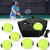 Simgoing Tennis Trainer Rebound, Portable Solo Practice Set with 6 Balls