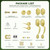 Moquin Brushed Gold Double Door Handle Set for Front Door, Gold Classic Double Front Door Lock Set with Dummy, Reversible Handle Lever for Entrance Exterior Doors, Satin Brass
