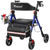 Matinal Walkers for Seniors with seat, Rollator Walker with Seat, Silver