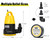 6699 Submersible Sump Pump 5000GPH High Flow with 25FT x 1-1/2” Discharge Hose Drain Water Pump Kit 1HP Portable Utility Pump Easy to Use for Flooded Basement Rain Barrel