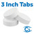 C3... 3" Stabilized Chlorine Tablets for Swimming Pools | Easy to Use | for Above Ground or Inground Pool | Individually Wrapped Chlorinating Tabs | Slow Dissolving | 5 lbs