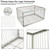 Heavy-Duty Pigeon Trap Cage with Escape-Proof Design – Auto Bird Traps for Large Birds | Iron Powder-Coated Bird Trap Cage for Multiple Pigeons – Rust-Resistant-S Size