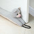 Marwood Under Door Draft Stopper Decorative Wind Stopper 36 inch for Door & Window, Weighted Animal Air Draft Stopper Snake Noise Blocker for Bottom of Door with Hanging Loops - Grey Cat