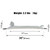 Marwood Under Door Draft Stopper Decorative Wind Stopper 36 inch for Door & Window, Weighted Animal Air Draft Stopper Snake Noise Blocker for Bottom of Door with Hanging Loops - Grey Cat