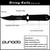 punada Dive Knife - Scuba Diving Knife with holster, 2 Types Sheath 2 Pairs Thigh Leg Straps, Black Premium Divers Knives Shears for Outdoor Spearfishing, Snorkeling