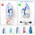 ORLESS Metal Large Ironing Board Holder Wall Mount, Ironing Board Hanger, Iron Board Holder, Iron Board Hook Wall Mount, for Laundry Rooms (White)