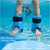 Aquatic Cuffs for Water Exercise, Long EVA Leg Floats for Pool Training