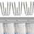 Metal Curtain Hooks Pinch Pleat Header Tape Pins Heavy Duty Deep Prong Hooks(20 Pack)…