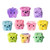 MushyKinz Mini Mystery Mushies 3 Pack, Sticky Stretchy Taba Squishies- Styles May Vary