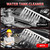 Csttler Upgraded 8-Hole Radiator Cleaning Wand, 39" Water Air Flush Tool