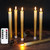 Wondise Flickering Flameless Taper Candles with Remote and Timer