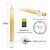 Wondise Flickering Flameless Taper Candles with Remote and Timer