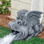 Noegrus Gothic Gargoyle Gutter Splash Guard & Block, 3"x4" Downspout Extension, Diverter, Decorative Rainwater Protector, Unique Garden Accent, Weather-Resistant, Easy Install, Mythical Outdoor Decor