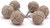 Cabinet Knobs 6 Pack for Cabinets & Drawers, Nautical Jute Rope Cabinet Door Knobs, Rustic Twisted Rope Drawer Pulls, Vintage Decorative Furniture Hardware for Kitchen Cabinets, Closet & Dressers