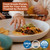 Nook Theory 8-Pack Reusable Wheat Straw Plates Set - Non Toxic and Non Plastic Dinner Plates for Kids and Adults, Lightweight Unbreakable Plate, Microwave Safe and Dishwasher Safe (Urban 10")