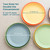 Nook Theory 8-Pack Reusable Wheat Straw Plates Set - Non Toxic and Non Plastic Dinner Plates for Kids and Adults, Lightweight Unbreakable Plate, Microwave Safe and Dishwasher Safe (Urban 10")