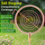 ElectricWise 34" Ornamental Sprinkler, 360° Rotating, Circle Ring