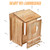 Barn Owl House,Owl Nesting Box for Outside, Wooden Screech Owls Nesting Box