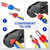 Preciva 800PCS Double Wire Ferrule Kit - Dual Barrel Ferrules Connectors for AWG 22-7, Ideal for Electrical, Industrial, and DIY Projects