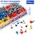 Preciva 800PCS Double Wire Ferrule Kit - Dual Barrel Ferrules Connectors for AWG 22-7, Ideal for Electrical, Industrial, and DIY Projects