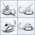 iRomic Heavy Duty Vacuum Suction Cups Hooks (4Pack) Specialized for Kitchen&Bathroom&Restroom Organization