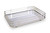 SunnyPoint Classic Decorative Vanity Perfume Dresser Jewelry Organizer Makeup Mirror Tray (Satin Nickel)