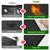 SANLIKE 36" Round Fire Pit Mat, 3-Layer Fireproof Under Grill BBQ Pad