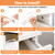 Coolrunner Child Safety Drawer Locks,8 Pack Safety Invisible Drawer Latches