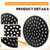 6.5 Inch Cast Iron Drain Cover, Basement Floor Drain Cover, 1 Pack