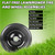 (4-Pack) 9x3.50-4” Flat Free Lawnmower Tire with 3.5" Centered Hub, 3/4" Bushings and Wheel Assemblies - PU Tire on Wheel and Adapter Kits