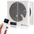 8" Room to Room Fan with Remote, Reversible Through Wall Fan for Quietly Circulating Air, 320 CFM Through the Wall Fan with Temperature Control, Durable Build Quality, In Wall Fan for Closet, Laundry