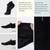 Hylaea Pilates Socks for Hospital, Barre, Non Slip Yoga Socks with Grip for Women & Men, Ankle Cut, Cushioned, Anti skid, Home Slipper Socks, Black, Small-Medium