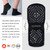 Hylaea Pilates Socks for Hospital, Barre, Non Slip Yoga Socks with Grip for Women & Men, Ankle Cut, Cushioned, Anti skid, Home Slipper Socks, Black, Small-Medium