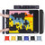 Pohxev Rubber Puzzle Mat Roll Up，Jigsaw Saver Pad Matt Rollup 46" x 26" Up to 1500 1000 500 Pieces, Upgraded Travel Storage Bag with 6 Sorting Trays Portable Keeper with Non-Slip Bottom.