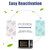 Romeda 60 Pcs 20 Gram Silica Gel Packs, Transparent Desiccant, Desiccant Packets for Storage, Moisture Packs for Spices Jewelry Shoes Boxes Electronics Storage