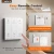 "4-In-1 Bathroom Exhaust Fan with Heater, 1100W/2200W Dual Heating | 220 CFM Vent Color: White-2200W"