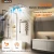 "4-In-1 Bathroom Exhaust Fan with Heater, 1100W/2200W Dual Heating | 220 CFM Vent Color: White-2200W"