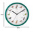 ZEON Birdsong Analogue Wall Clock, with Hourly Birdsong Announcements, Green, 29.5 cm, CE4558