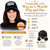 ALLAURA Compatible with Wayne’s World Wig and Hat – Black Mullet Wig with Wayne’s Cap for Men – 80s Rocker Costume, Heavy Metal Look, 1980s Party Outfit, Funny Halloween or Couples Costume Accessory