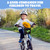 Adiwo Bike Basket Kids, Boys Bike Basket Waterproof Bicycle Front Basket, Detachable Bike Handlebar Basket, 210D Oxford Cloth Basket Carrier Bag with Cartoon Pattern, Bike Accessories For Girls Boy