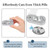 Pill Cutter for Small Pill, 1/2, 1/4, 1/8 Cutting, Metal Pill Cutter with Laser Scale& Transprent Lid, Silver