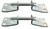 Pack of 2 Easy FIT Kitchen WORKTOP Connector Bolt & Bracket for Joint Connecting and Clamping
