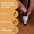 Furniture Clinic Wood Repair Pen - Scratch Repair - Quick Drying - Furniture Touch-Up Marker - for All Types of Wood (Red Cedar)