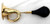 Large Vintage Style Brass car Horn with Rubber Plunger - honk honk