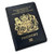 NEW RFID Blocking British Blue Passport Cover Holder Brexit Wallet Pouch UK PU Leather Protector