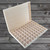 WooDeeDoo Wooden Storage Box with 70 Compartments & Clasp – Slim Pine Organiser Tray for Jewellery Beads Crystals Sewing Tools Mini Crafts – Customisable Unfinished Wood – 37 x 26.5 x 3 cm