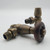 Oxford Antique Brass Angled Thermostatic Radiator Valve TRV 1/2"-15mm