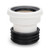 LavaTap Toilet Pan Connector Short Rigid, 4 Inch Back to Wall WC Waste